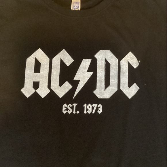 AC/DC Black Tee with Logo and Est. 1973 Size 3XL - Picture 3 of 6